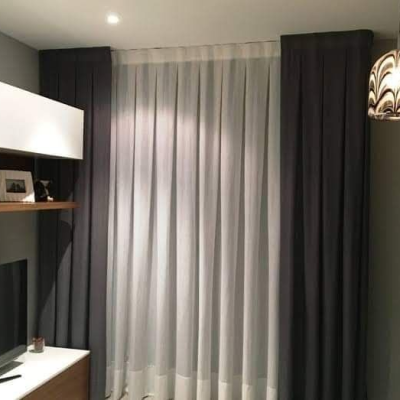Cortinas con riel (1)